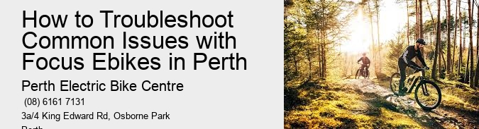 How to Troubleshoot Common Issues with Focus Ebikes in Perth  