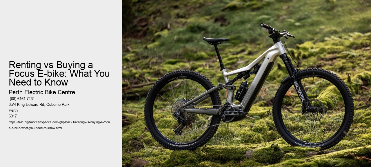 Renting vs Buying a Focus E-bike: What You Need to Know