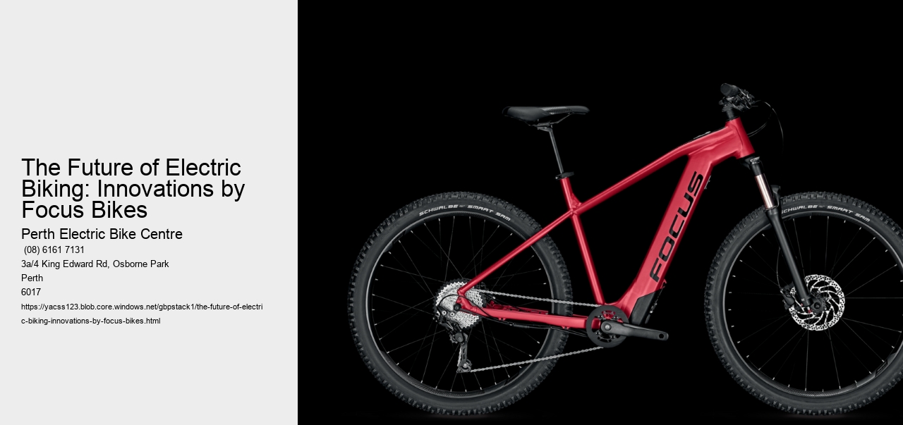 The Future of Electric Biking: Innovations by Focus Bikes 