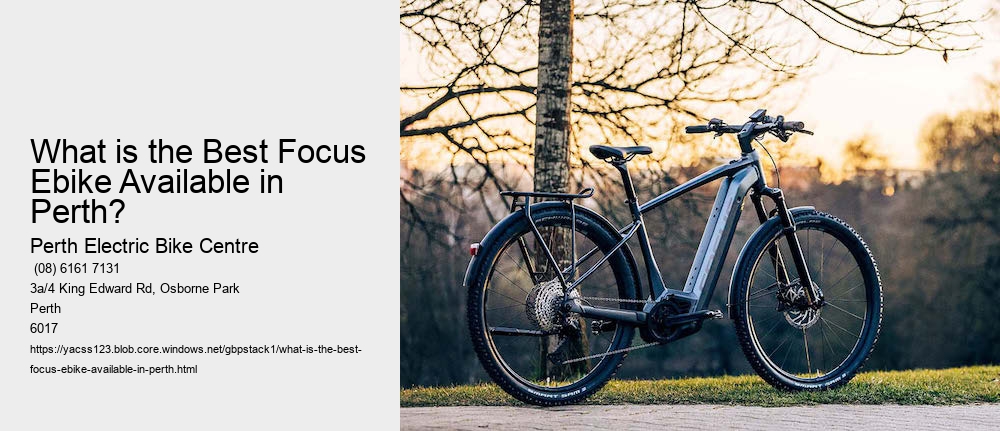 What is the Best Focus Ebike Available in Perth?