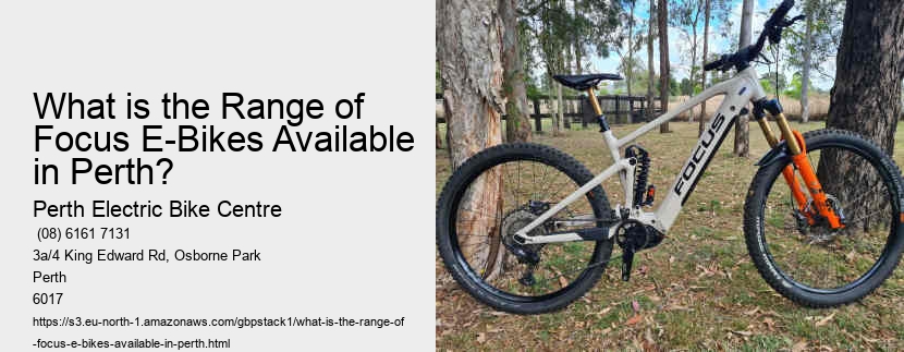 What is the Range of Focus E-Bikes Available in Perth?